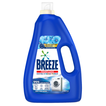 BREEZE LIQ LOW SUDS ANTI BAC & COLOUR PROTECT 3.6KG